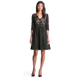 Eliza J Black Lace Cocktail Dress